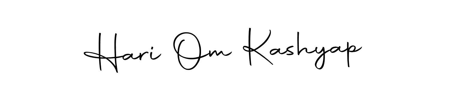 The best way (Autography-DOLnW) to make a short signature is to pick only two or three words in your name. The name Hari Om Kashyap include a total of six letters. For converting this name. Hari Om Kashyap signature style 10 images and pictures png