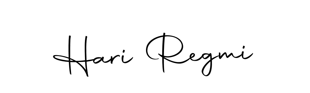 Create a beautiful signature design for name Hari Regmi. With this signature (Autography-DOLnW) fonts, you can make a handwritten signature for free. Hari Regmi signature style 10 images and pictures png