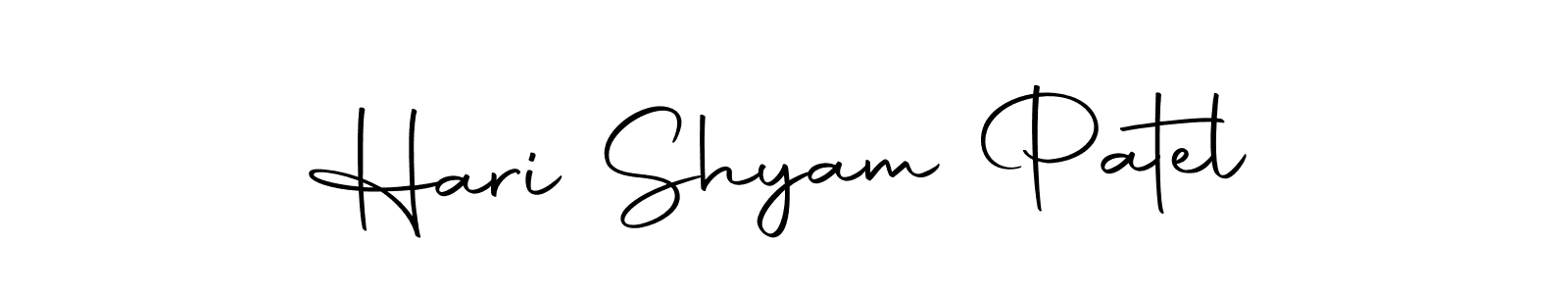 Hari Shyam Patel stylish signature style. Best Handwritten Sign (Autography-DOLnW) for my name. Handwritten Signature Collection Ideas for my name Hari Shyam Patel. Hari Shyam Patel signature style 10 images and pictures png