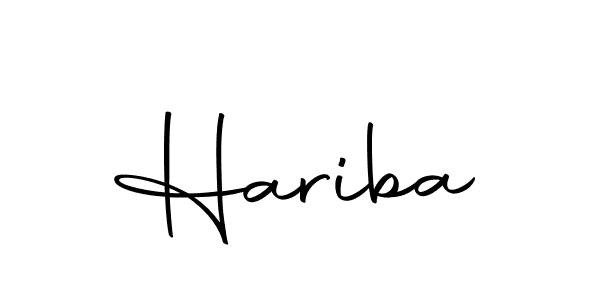 The best way (Autography-DOLnW) to make a short signature is to pick only two or three words in your name. The name Hariba include a total of six letters. For converting this name. Hariba signature style 10 images and pictures png