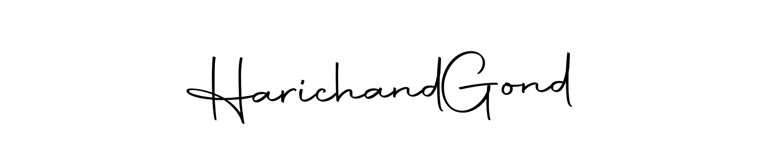 Use a signature maker to create a handwritten signature online. With this signature software, you can design (Autography-DOLnW) your own signature for name Harichand  Gond. Harichand  Gond signature style 10 images and pictures png