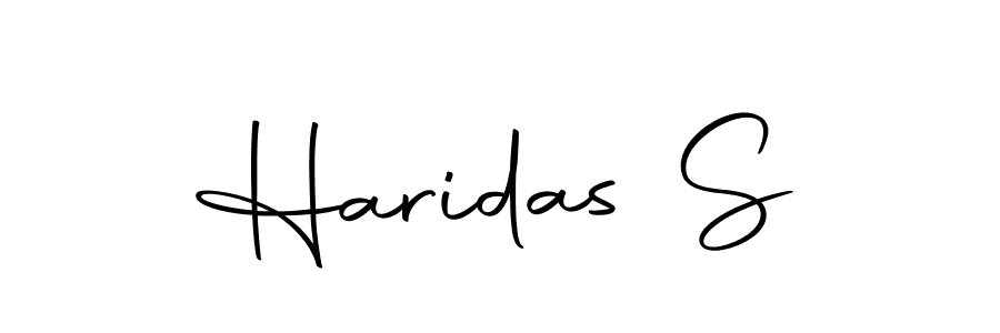 Also we have Haridas S name is the best signature style. Create professional handwritten signature collection using Autography-DOLnW autograph style. Haridas S signature style 10 images and pictures png