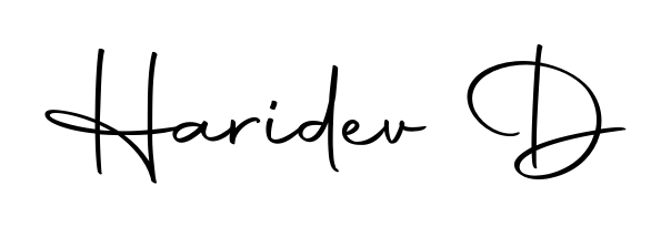 Express your personality with a custom Haridev D signature crafted with Autography-DOLnW typography. Free transparent PNG download available. Haridev D signature style 10 images and pictures png
