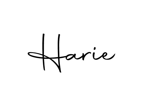 How to make Harie name signature. Use Autography-DOLnW style for creating short signs online. This is the latest handwritten sign. Harie signature style 10 images and pictures png