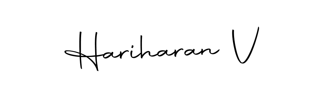 You can use this online signature creator to create a handwritten signature for the name Hariharan V. This is the best online autograph maker. Hariharan V signature style 10 images and pictures png