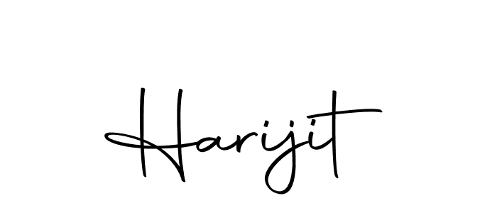 Use a signature maker to create a handwritten signature online. With this signature software, you can design (Autography-DOLnW) your own signature for name Harijit. Harijit signature style 10 images and pictures png