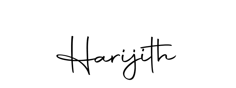 Create a beautiful signature design for name Harijith. With this signature (Autography-DOLnW) fonts, you can make a handwritten signature for free. Harijith signature style 10 images and pictures png