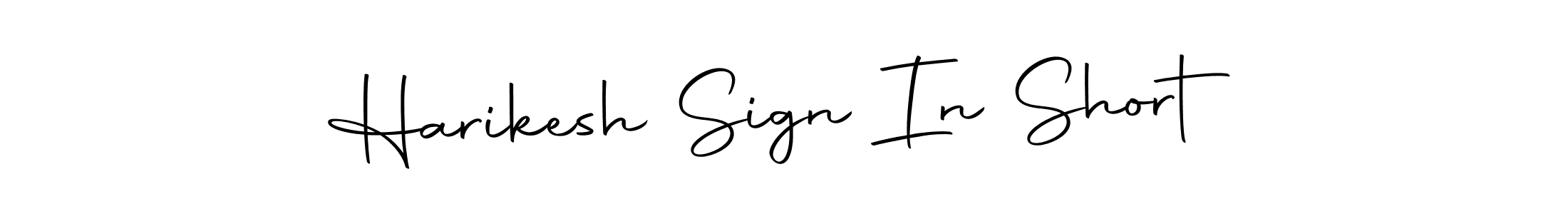 Design your own signature with our free online signature maker. With this signature software, you can create a handwritten (Autography-DOLnW) signature for name Harikesh Sign In Short. Harikesh Sign In Short signature style 10 images and pictures png