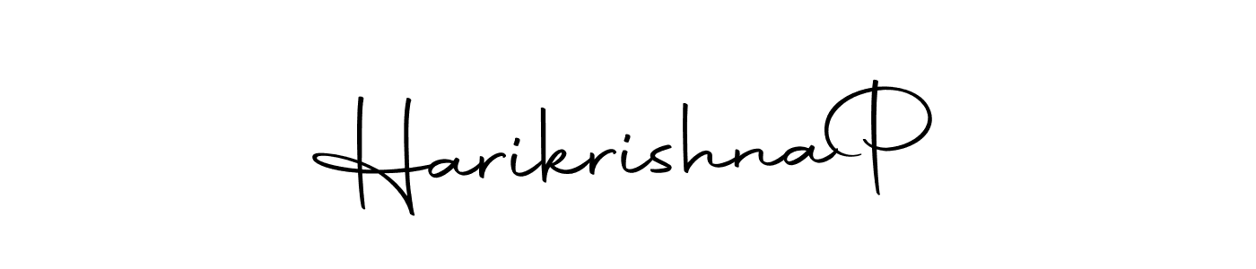 Use a signature maker to create a handwritten signature online. With this signature software, you can design (Autography-DOLnW) your own signature for name Harikrishna  P. Harikrishna  P signature style 10 images and pictures png