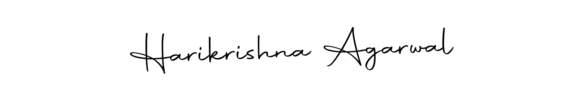 Autography-DOLnW is a professional signature style that is perfect for those who want to add a touch of class to their signature. It is also a great choice for those who want to make their signature more unique. Get Harikrishna Agarwal name to fancy signature for free. Harikrishna Agarwal signature style 10 images and pictures png