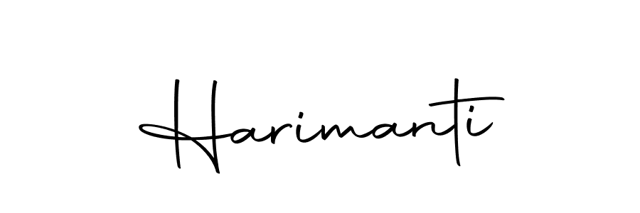 Make a beautiful signature design for name Harimanti. Use this online signature maker to create a handwritten signature for free. Harimanti signature style 10 images and pictures png