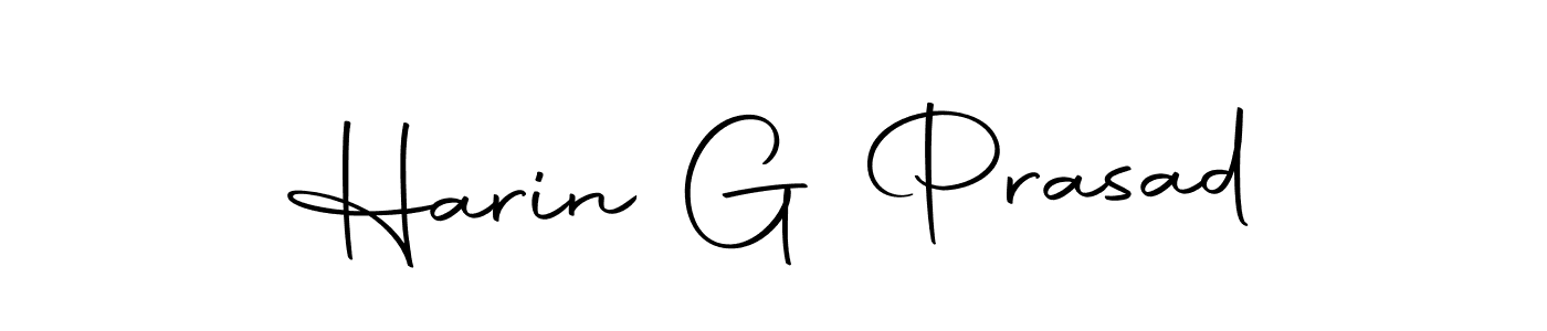 Make a beautiful signature design for name Harin G Prasad. With this signature (Autography-DOLnW) style, you can create a handwritten signature for free. Harin G Prasad signature style 10 images and pictures png