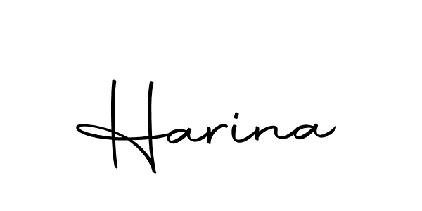 The best way (Autography-DOLnW) to make a short signature is to pick only two or three words in your name. The name Harina include a total of six letters. For converting this name. Harina signature style 10 images and pictures png