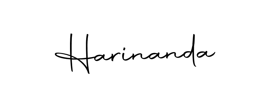 Make a beautiful signature design for name Harinanda. With this signature (Autography-DOLnW) style, you can create a handwritten signature for free. Harinanda signature style 10 images and pictures png