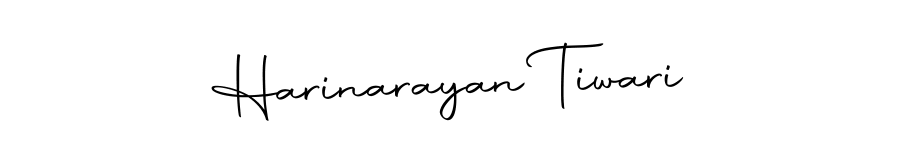 How to make Harinarayan Tiwari name signature. Use Autography-DOLnW style for creating short signs online. This is the latest handwritten sign. Harinarayan Tiwari signature style 10 images and pictures png