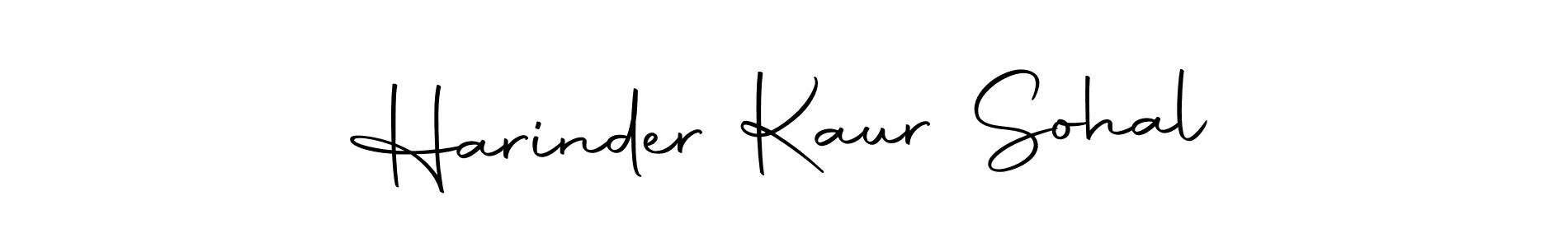 How to make Harinder Kaur Sohal signature? Autography-DOLnW is a professional autograph style. Create handwritten signature for Harinder Kaur Sohal name. Harinder Kaur Sohal signature style 10 images and pictures png