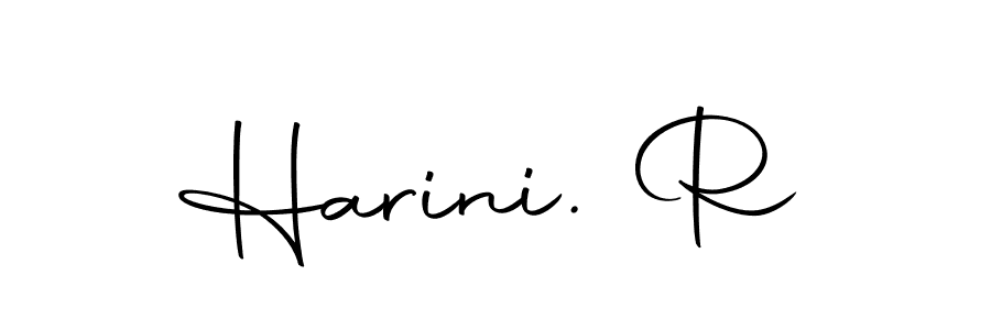 Make a beautiful signature design for name Harini. R. With this signature (Autography-DOLnW) style, you can create a handwritten signature for free. Harini. R signature style 10 images and pictures png