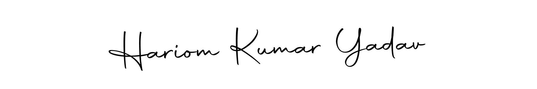 This is the best signature style for the Hariom Kumar Yadav name. Also you like these signature font (Autography-DOLnW). Mix name signature. Hariom Kumar Yadav signature style 10 images and pictures png