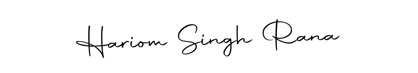 Also we have Hariom Singh Rana name is the best signature style. Create professional handwritten signature collection using Autography-DOLnW autograph style. Hariom Singh Rana signature style 10 images and pictures png