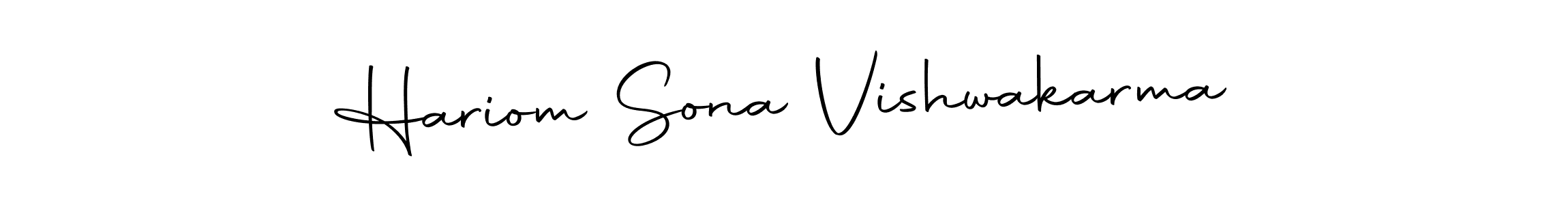 Make a beautiful signature design for name Hariom Sona Vishwakarma. Use this online signature maker to create a handwritten signature for free. Hariom Sona Vishwakarma signature style 10 images and pictures png