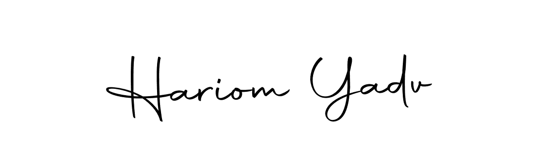 Make a beautiful signature design for name Hariom Yadv. With this signature (Autography-DOLnW) style, you can create a handwritten signature for free. Hariom Yadv signature style 10 images and pictures png