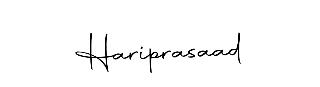 Make a beautiful signature design for name Hariprasaad. Use this online signature maker to create a handwritten signature for free. Hariprasaad signature style 10 images and pictures png