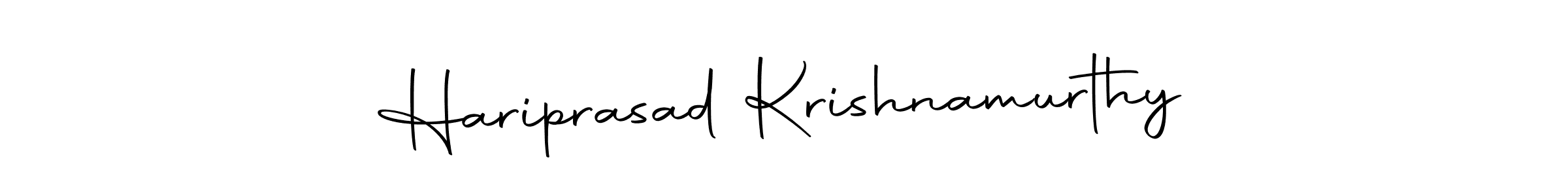 You can use this online signature creator to create a handwritten signature for the name Hariprasad Krishnamurthy. This is the best online autograph maker. Hariprasad Krishnamurthy signature style 10 images and pictures png