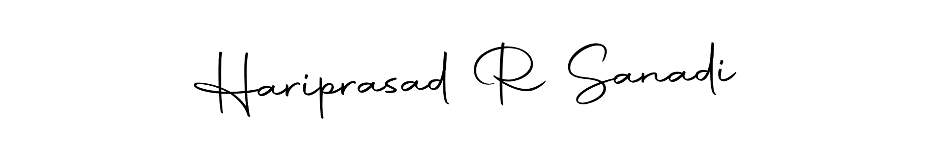 You should practise on your own different ways (Autography-DOLnW) to write your name (Hariprasad R Sanadi) in signature. don't let someone else do it for you. Hariprasad R Sanadi signature style 10 images and pictures png