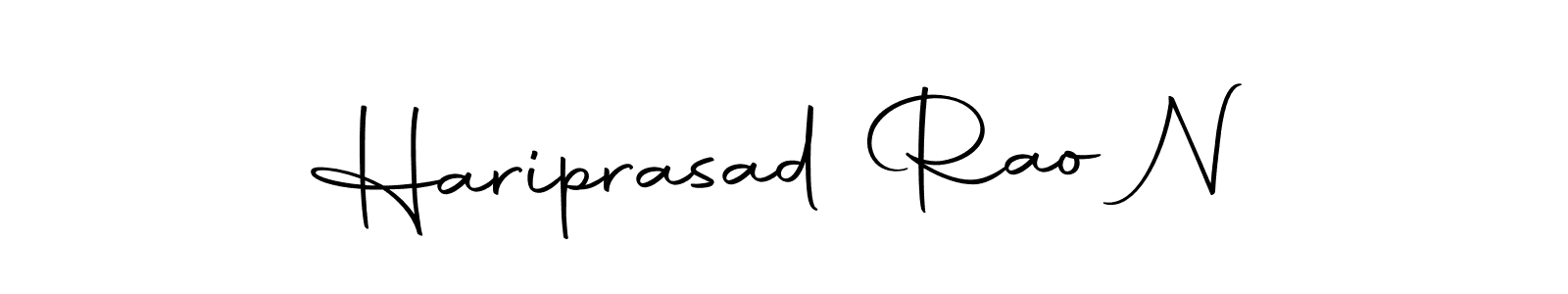 Also we have Hariprasad Rao N name is the best signature style. Create professional handwritten signature collection using Autography-DOLnW autograph style. Hariprasad Rao N signature style 10 images and pictures png