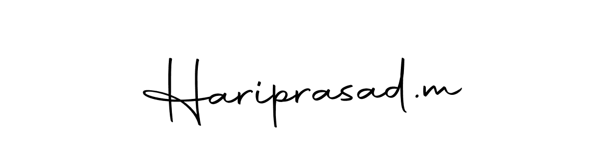 You can use this online signature creator to create a handwritten signature for the name Hariprasad.m. This is the best online autograph maker. Hariprasad.m signature style 10 images and pictures png