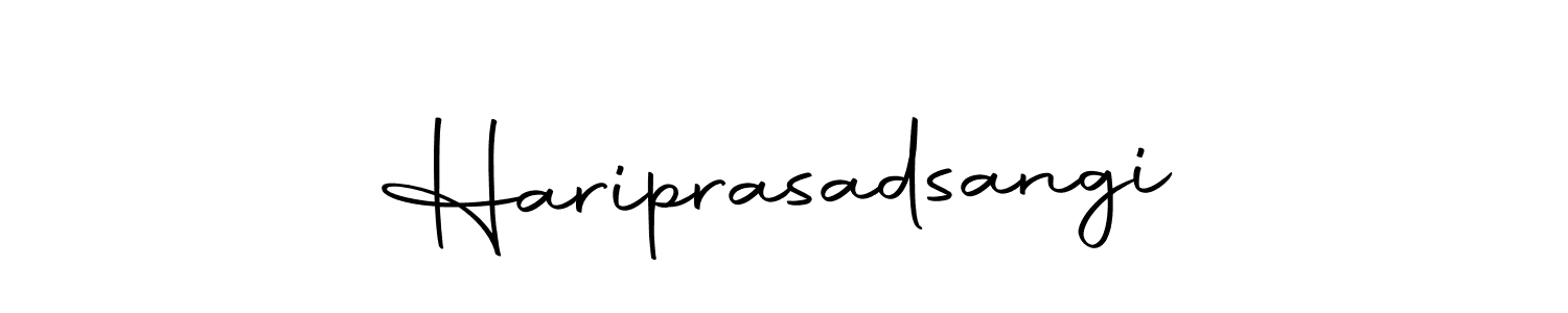 Create a beautiful signature design for name Hariprasadsangi. With this signature (Autography-DOLnW) fonts, you can make a handwritten signature for free. Hariprasadsangi signature style 10 images and pictures png