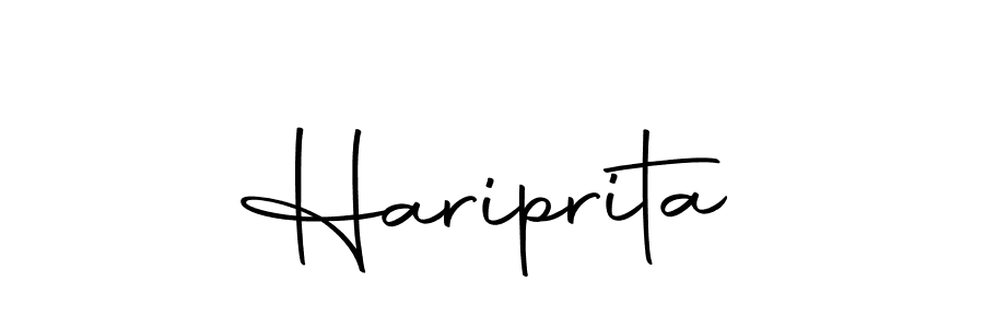 You should practise on your own different ways (Autography-DOLnW) to write your name (Hariprita) in signature. don't let someone else do it for you. Hariprita signature style 10 images and pictures png