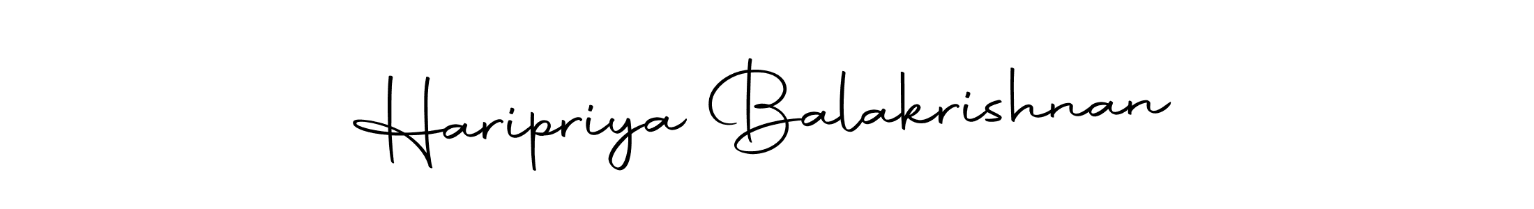 Haripriya Balakrishnan stylish signature style. Best Handwritten Sign (Autography-DOLnW) for my name. Handwritten Signature Collection Ideas for my name Haripriya Balakrishnan. Haripriya Balakrishnan signature style 10 images and pictures png