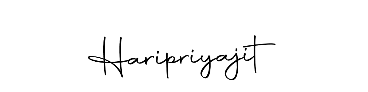 The best way (Autography-DOLnW) to make a short signature is to pick only two or three words in your name. The name Haripriyajit include a total of six letters. For converting this name. Haripriyajit signature style 10 images and pictures png