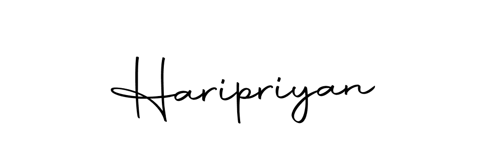 Also we have Haripriyan name is the best signature style. Create professional handwritten signature collection using Autography-DOLnW autograph style. Haripriyan signature style 10 images and pictures png