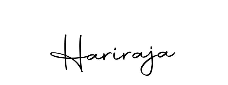 Use a signature maker to create a handwritten signature online. With this signature software, you can design (Autography-DOLnW) your own signature for name Hariraja. Hariraja signature style 10 images and pictures png