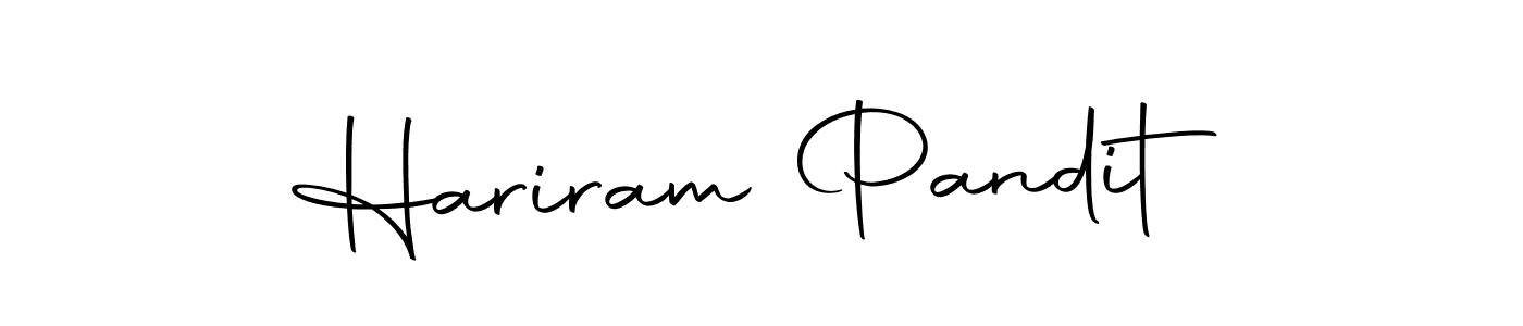 Create a beautiful signature design for name Hariram Pandit. With this signature (Autography-DOLnW) fonts, you can make a handwritten signature for free. Hariram Pandit signature style 10 images and pictures png