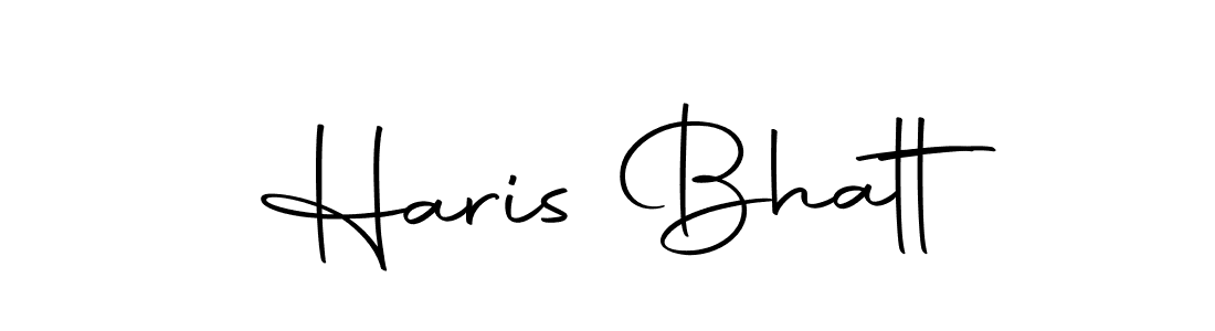 Use a signature maker to create a handwritten signature online. With this signature software, you can design (Autography-DOLnW) your own signature for name Haris Bhatt. Haris Bhatt signature style 10 images and pictures png