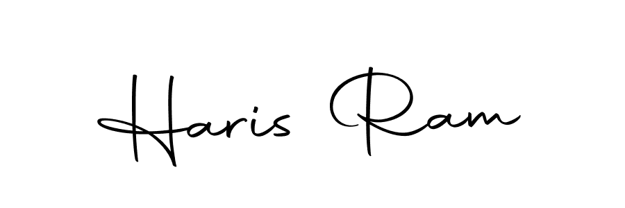 Use a signature maker to create a handwritten signature online. With this signature software, you can design (Autography-DOLnW) your own signature for name Haris Ram. Haris Ram signature style 10 images and pictures png