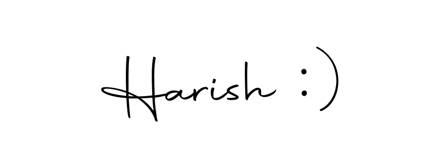 The best way (Autography-DOLnW) to make a short signature is to pick only two or three words in your name. The name Harish :) include a total of six letters. For converting this name. Harish :) signature style 10 images and pictures png