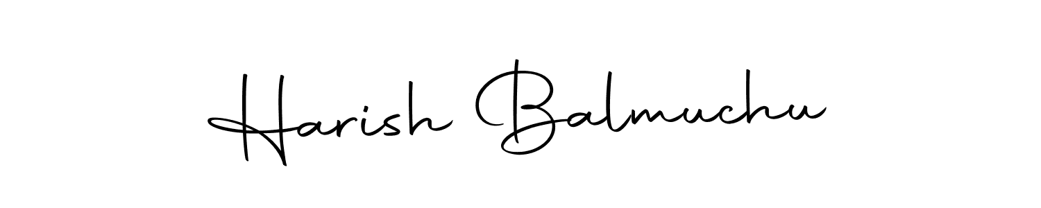 Use a signature maker to create a handwritten signature online. With this signature software, you can design (Autography-DOLnW) your own signature for name Harish Balmuchu. Harish Balmuchu signature style 10 images and pictures png