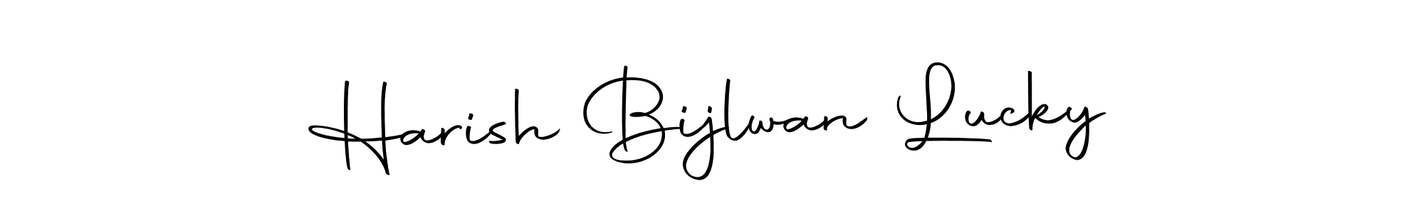 if you are searching for the best signature style for your name Harish Bijlwan Lucky. so please give up your signature search. here we have designed multiple signature styles  using Autography-DOLnW. Harish Bijlwan Lucky signature style 10 images and pictures png