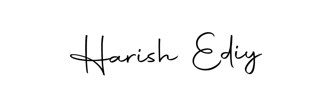 Also we have Harish Ediy name is the best signature style. Create professional handwritten signature collection using Autography-DOLnW autograph style. Harish Ediy signature style 10 images and pictures png