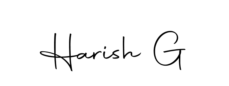 Create a beautiful signature design for name Harish G. With this signature (Autography-DOLnW) fonts, you can make a handwritten signature for free. Harish G signature style 10 images and pictures png