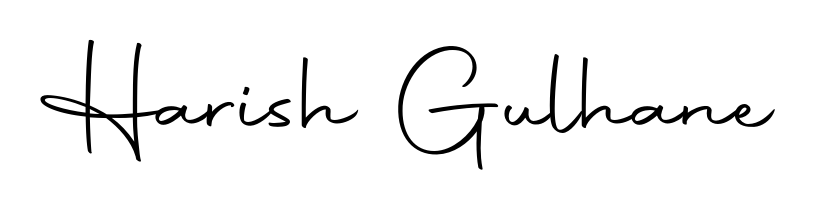 The Autography-DOLnW typeface gives name Harish Gulhane a refined look. Suitable for certificates, diplomas, and official verification. Harish Gulhane signature style 10 images and pictures png