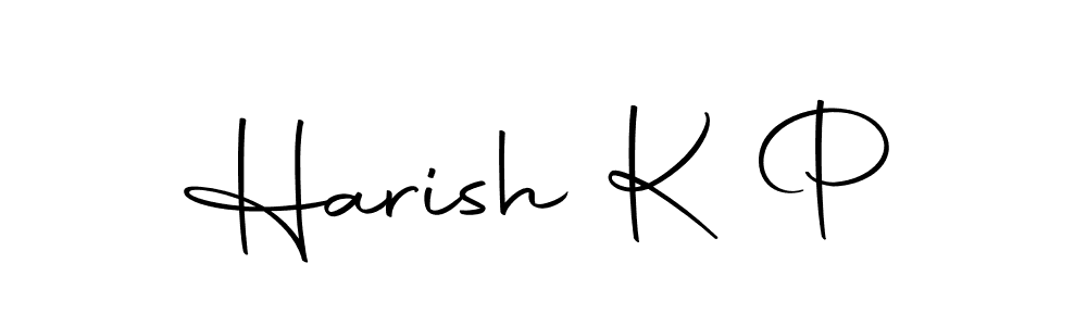 Make a beautiful signature design for name Harish K P. With this signature (Autography-DOLnW) style, you can create a handwritten signature for free. Harish K P signature style 10 images and pictures png