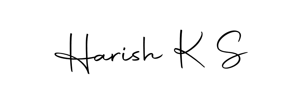 if you are searching for the best signature style for your name Harish K S. so please give up your signature search. here we have designed multiple signature styles  using Autography-DOLnW. Harish K S signature style 10 images and pictures png