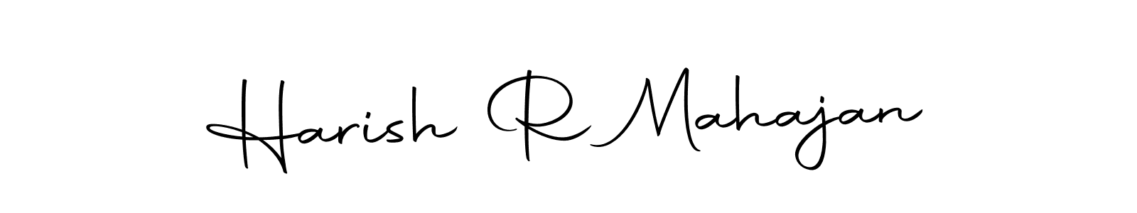 Design your own signature with our free online signature maker. With this signature software, you can create a handwritten (Autography-DOLnW) signature for name Harish R Mahajan. Harish R Mahajan signature style 10 images and pictures png