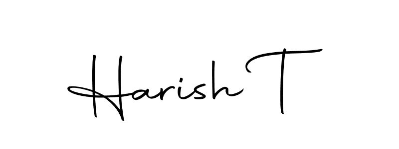 You should practise on your own different ways (Autography-DOLnW) to write your name (Harish T) in signature. don't let someone else do it for you. Harish T signature style 10 images and pictures png