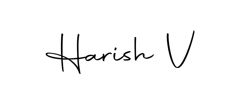 It looks lik you need a new signature style for name Harish V. Design unique handwritten (Autography-DOLnW) signature with our free signature maker in just a few clicks. Harish V signature style 10 images and pictures png